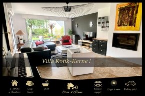 Sublime villa 5 étoiles KONK-KERNE 8 personnes, 100m de la mer à Concarneau Finistère Sud Bretagne
